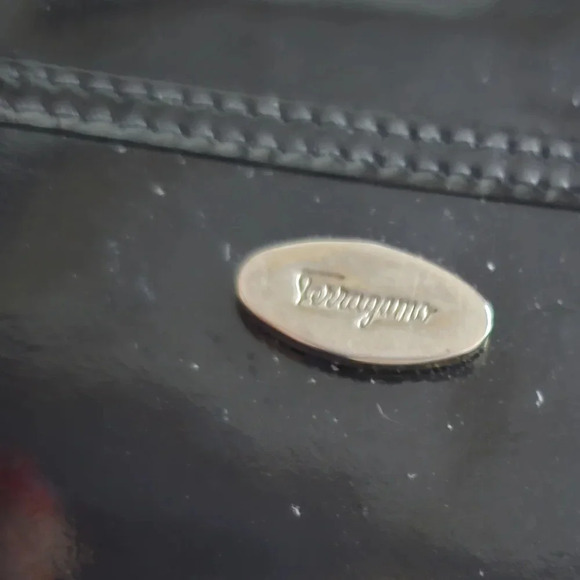 Vintage Ferragamo Patten Leather Purse - Picture 3 of 14